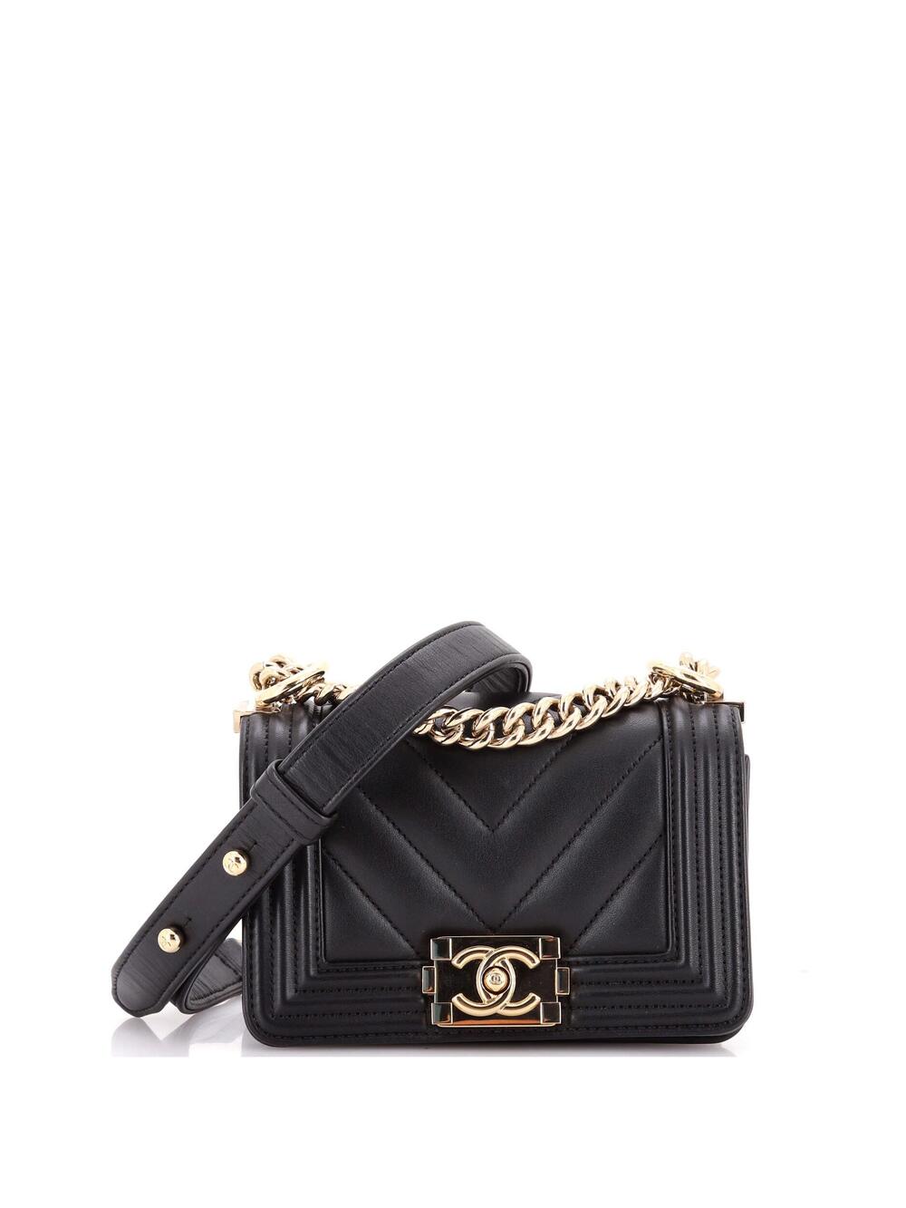 Chanel Boy Flap Bag Chevron Lambskin #233874C44B